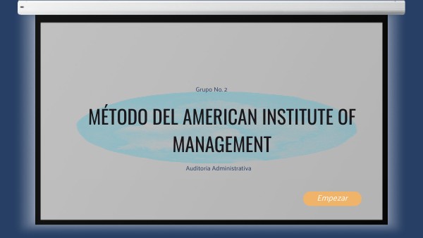 PRESENTACIÓN PROYECCIÓN