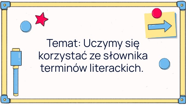 terminy literackie