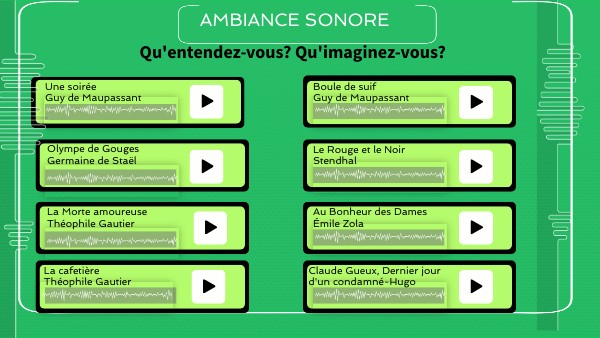 ambiance sonore