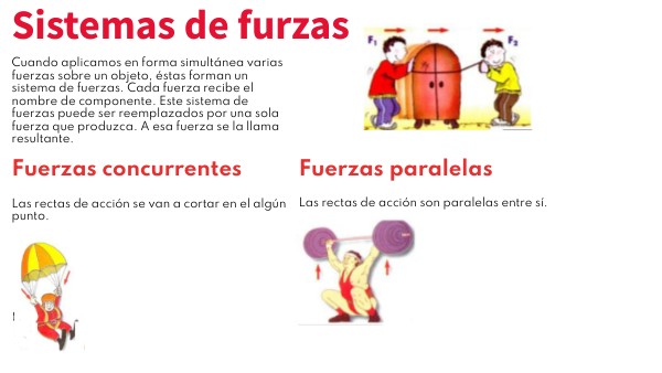 Sistema de fuerzas