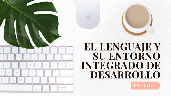 EL LENGUAJE Y SU ENTORNO INTEGRADO DE DESARROLLO