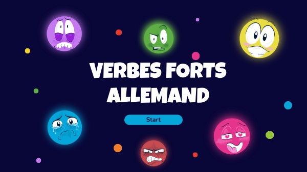 verbes forts allemand