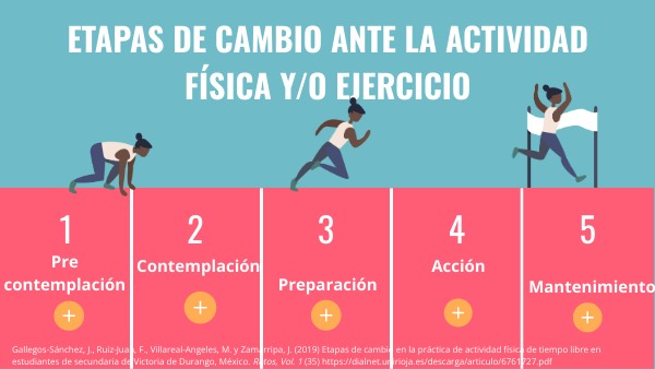Etapas de cambio ante la actividad física