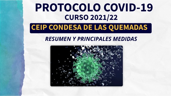 Protocolo COVID CEIP CONDESA DE LAS QUEMADAS