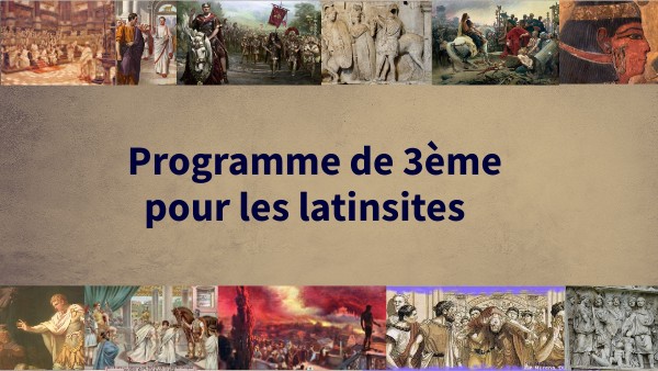 LATIN programme de 3ème