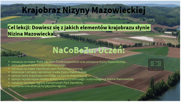 Kl. V Krajobraz Niziny Mazowieckiej