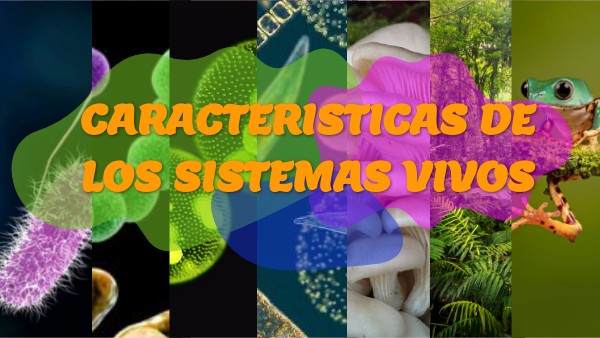 CARACTERÍSTICAS DE LOS SISTEMAS VIVOS