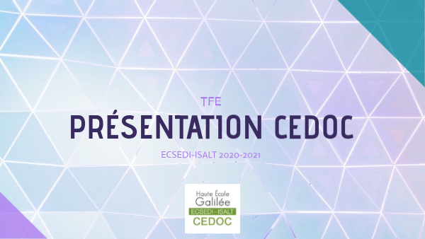 TFE présentation