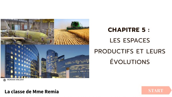3° - CH5 - Les espaces productifs et leur évolution