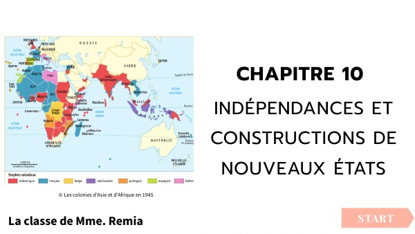 Indépendances Et Construction De Nouveaux Etats