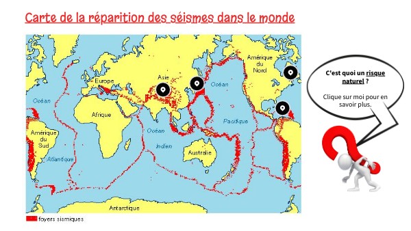 Le risque sismique dans le monde
