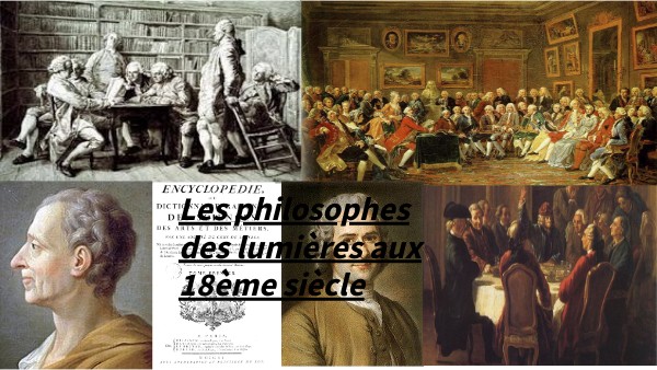 Philosophes des lumières