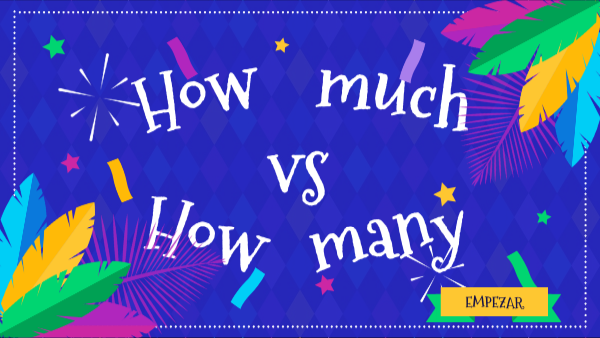 how much and how many