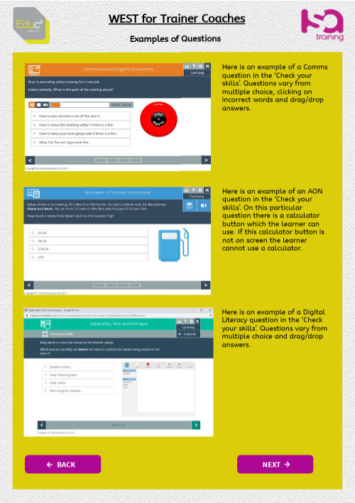 8. Examples of Questions