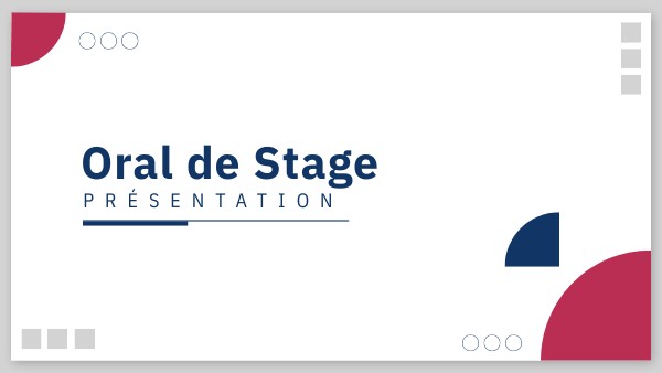 Oral Blanc de Stage