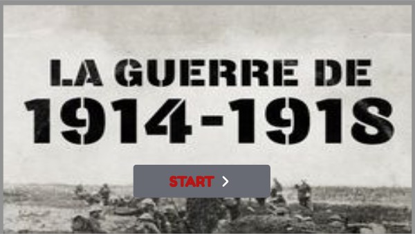QUIZ PREMIERE GUERRE MONDIALE