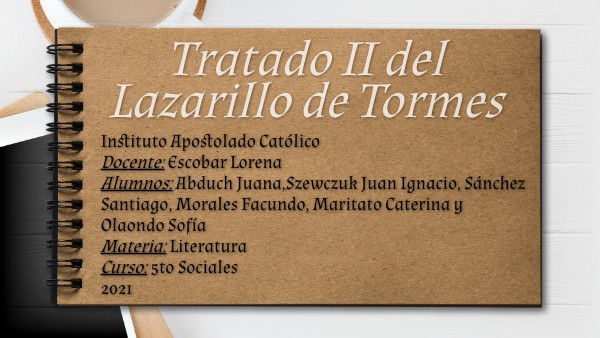 Tratado II del Lazarillo de Tormes