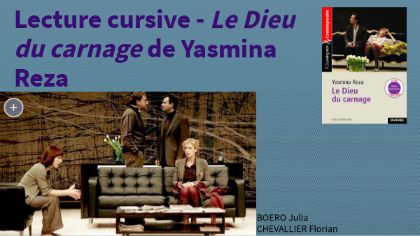 Le Dieu Du Carnage Nombre De Pages Le dieu du carnage.Julia BOERO/Florian CHEVALLIER