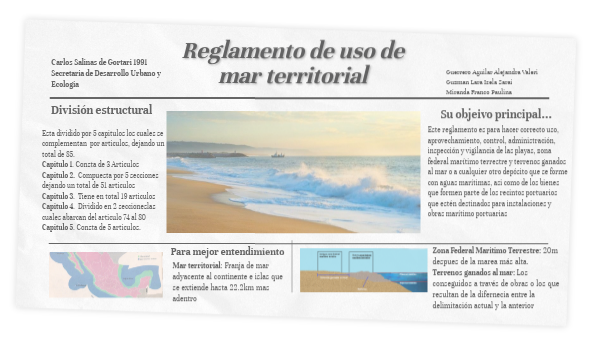 Reglamento de uso del mar territorial