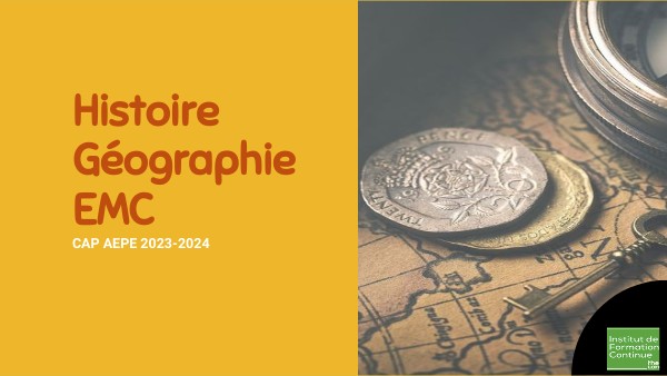 CAP AEPE Histoire-Géo