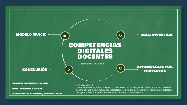 COMPETENCIAS DIGITALES DOCENTES