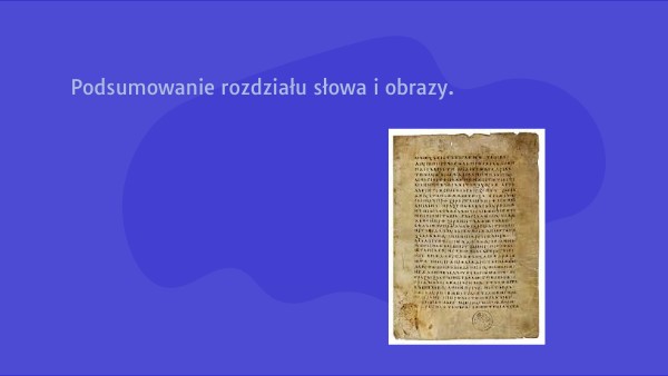 Powtórzenie działu słowa i obrazy. Klasa 6