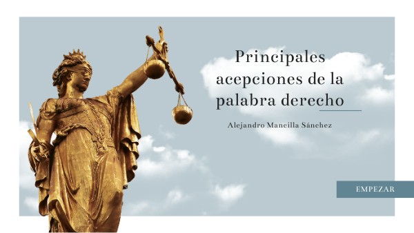 Principales Acepciones De La Palabra Derecho view.genial.ly