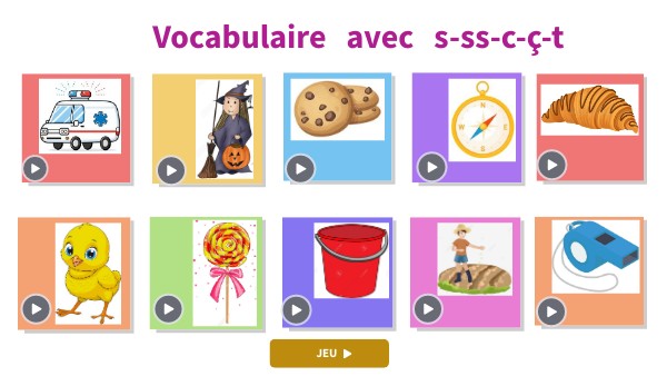Le son s-ss-c-ç-t