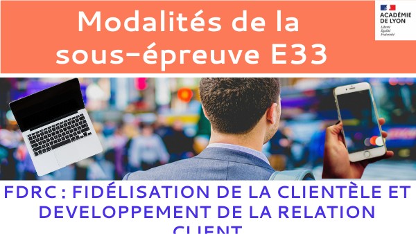 Modalités de l'épreuve E33