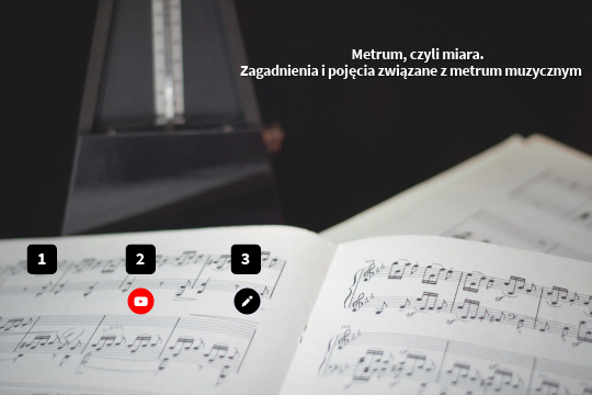 Metrum, czyli miara. Zagadnienia i pojęcia związane z metrum muzycznym