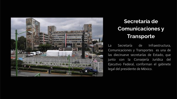 Secretaría de Comunicaciones y Transporte