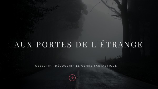 Découvrir un genre littéraire