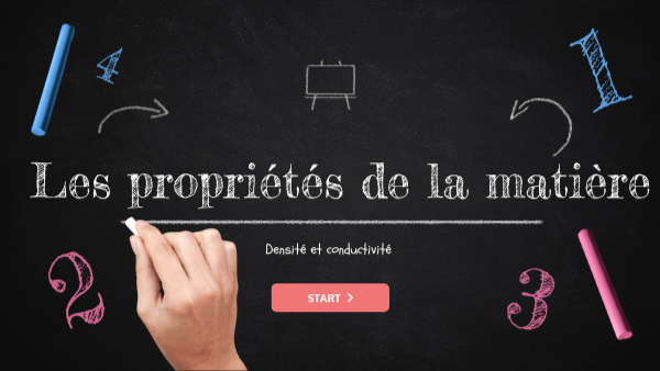 Les propriétés de la matière