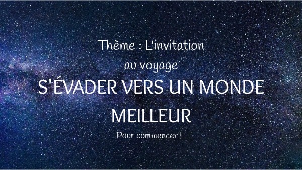 INVITATION AU VOYAGE