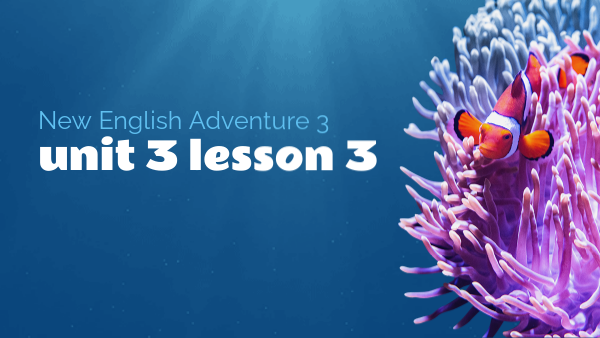 New English Adventure 3 unit 3