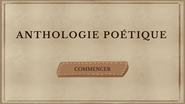 Qu Est Ce Qu Une Anthologie view.genial.ly