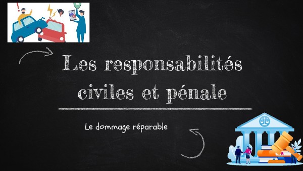 Les responsabilités civiles et pénale
