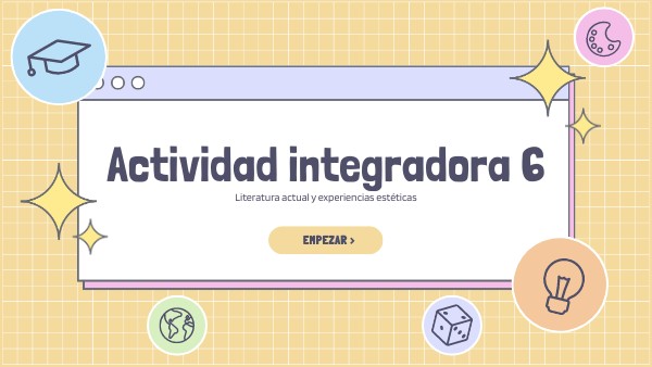 Ai6 Literatura Actual Y Experiencias Estéticas