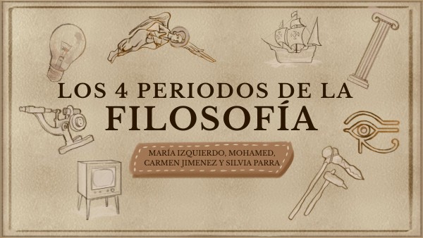 Los 4 periodos de la filosofía