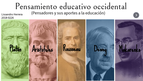 Pensamiento educativo occidental