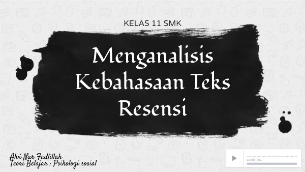 3 17 Menganalisis Kebahasaan Resensi Setidaknya Dua Karya Berbeda By Alvifadlillah89 On Genially