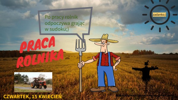 Praca Rolnika Scenariusz Zajęć Przedszkole PRACA ROLNIKA