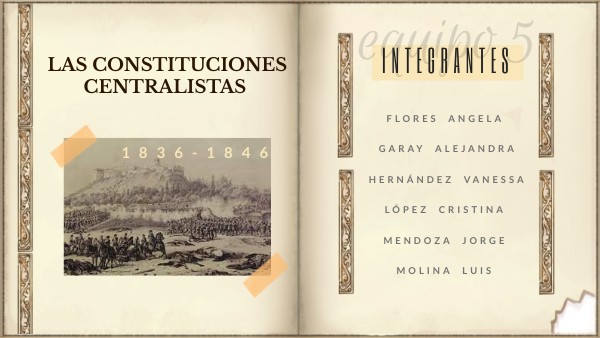 Constituciones centralistas 1836-1843