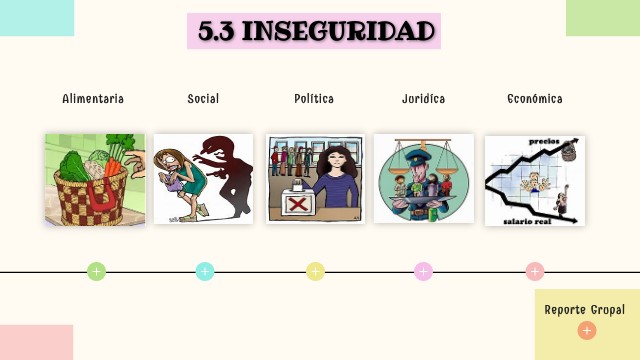 5.3 Inseguridad alimentaria, social, política, jurídica y económica