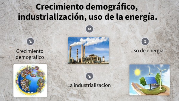 5.1 Crecimiento demográfico, industrialización, uso de la energía.