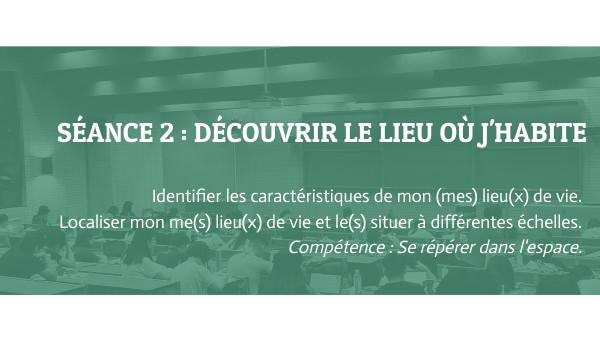 Page De Garde Cm1 Découvrir Le Lieu Où J'habite Séance 2 : découvrir le lieu où j'habite 1/2
