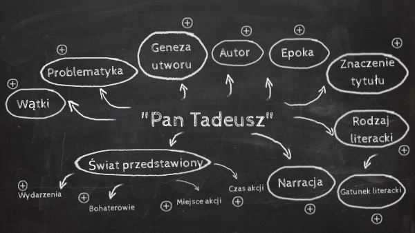 Pan Tadeusz - mapa myśli