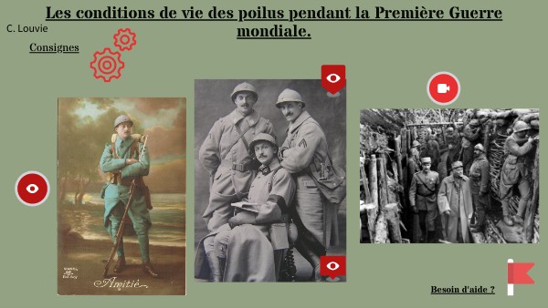 Les conditions de vie des poilus pendant la Première Guerre mondiale