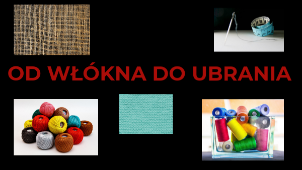 Od włókna do ubrania.