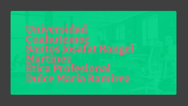 Cuadro Ética profesional